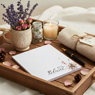 Gesegnet ist er notizblock