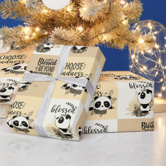 Gesegnet jenseits von Maß, gesegnet, KIndness wähl Geschenkpapier