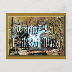 Gesegnet Mabon Postkarte