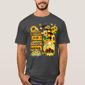 Gesegnet, Mama Fall Gnome Sonnenblumen genannt Gr T-Shirt