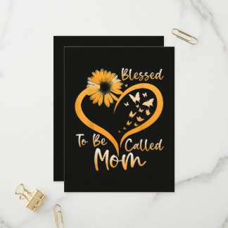 Gesegnet, Mama genannt zu werden Einladungspostkarte