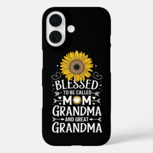 Gesegnet, Mama Oma Große Sonnenblume genannt zu we iPhone 16 Hülle