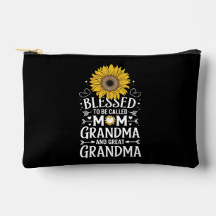 Gesegnet, Mama Oma Große Sonnenblume genannt zu we Zubehörtasche