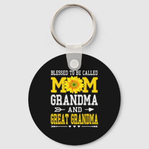 Gesegnet, Mama, Oma und Ur-Oma genannt zu werden Schlüsselanhänger