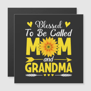 Gesegnet, Mama und Oma genannt zu werden Magnetkarte