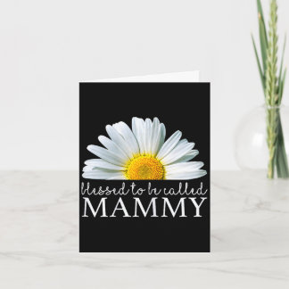 Gesegnet, Mammy Daisy Flower Muttertag genannt zu  Karte
