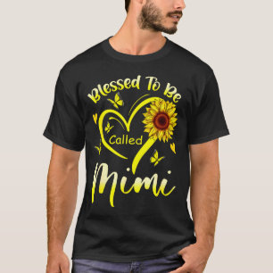 Gesegnet, Mimi Sonnenblume süß floral genannt zu w T-Shirt