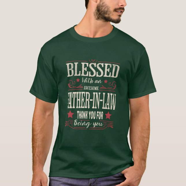 Gesegnet mit einem Phantastischen Vaterschaftsgesc T-Shirt (Vorderseite)