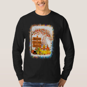 Gesegnet, Momma Gnome Fall Herbst Dank genannt zu  T-Shirt