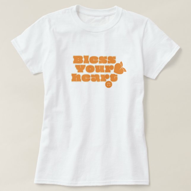 Gesegnet Sei Dein Herz T-Shirt (Design vorne)