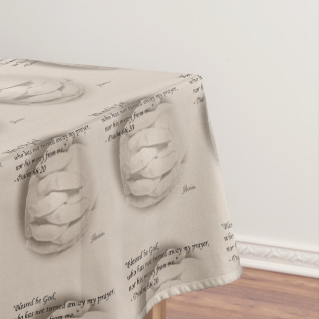 Gesegnet seien Sie Gott Tischdecke (Beispiel)