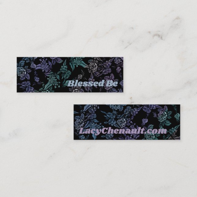 gesegnet sein mini visitenkarte (Vorne/Hinten)