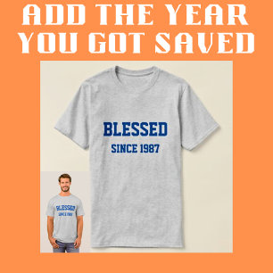 Gesegnet seit dem Jahr der sportlichen Männer T-Shirt