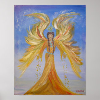 Gesegnet Seraphim Mother Angel Poster