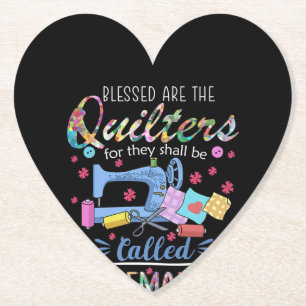 Gesegnet sind die Quilter für sie müssen Piecemeak Untersetzer