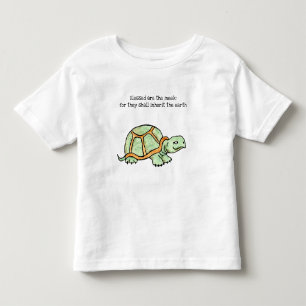 Gesegnet sind die Sanften Turtle Toddler T-Shirt