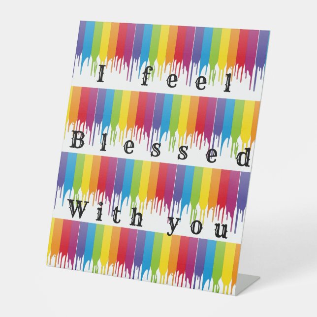 gesegnet sockelschild (Vorderseite)