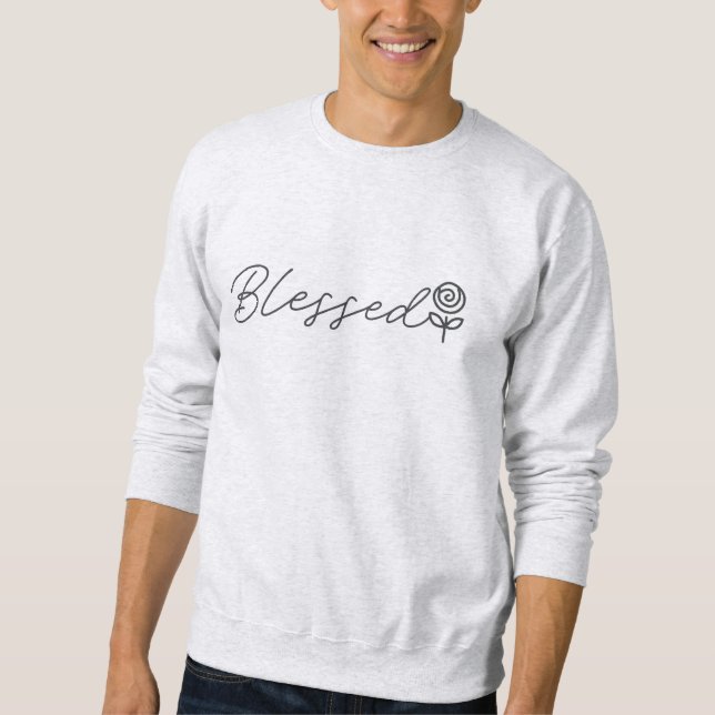 gesegnet sweatshirt (Vorderseite)