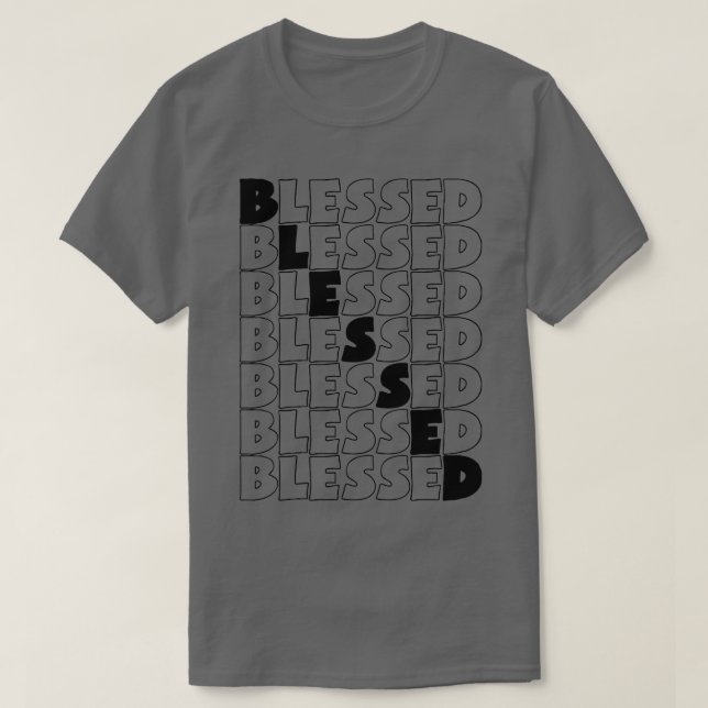 gesegnet T-Shirt (Design vorne)