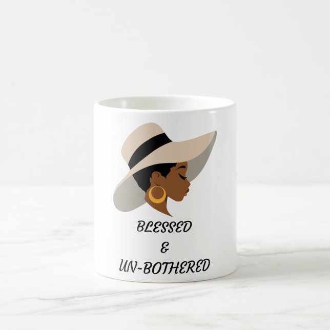 Gesegnet u. UNO-Gestört Kaffeetasse (Mittel)