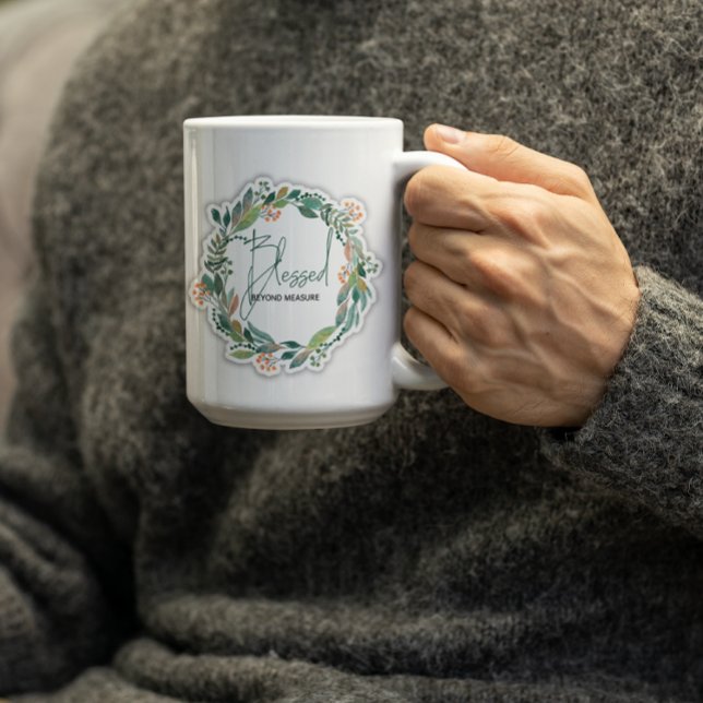 Gesegnet über alle Maßen - Glaube Kaffeetasse (Von Creator hochgeladen)
