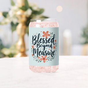 Gesegnet über alle Maßen Inspirierende Florale Kun Dosenglas