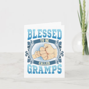 Gesegnet, um als Gramps Geschenke Gramps Väter d Karte