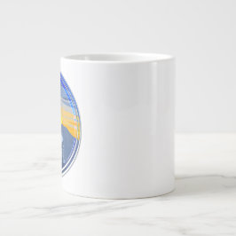 Gesegnet und Dankbar Jumbo-Tasse