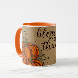 Gesegnet und dankbar tasse