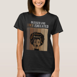 Gesegnet und HBCU lehrte historische schwarze Uni T-Shirt