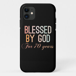 Gesegnet von Gott für 70 Jahre Case-Mate iPhone Hülle