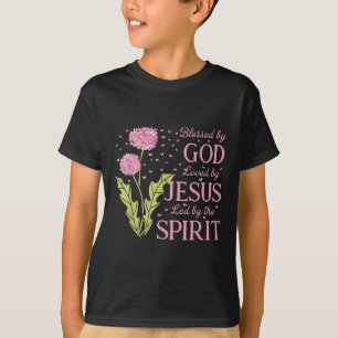 Gesegnet von Gott geliebt durch Jesus geführt durc T-Shirt