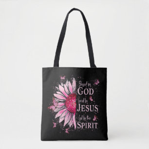 Gesegnet von Gott - geliebt von Jesus rosa Sonnenb