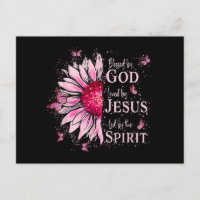 Gesegnet von Gott - geliebt von Jesus rosa Sonnenb