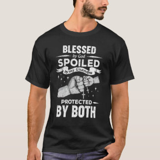 Gesegnet von Gott, verwöhnt von meinem Opa, geschü T-Shirt