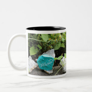 gesegnet zweifarbige tasse