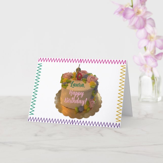 Gesegnete 10. Geburtstagkarte Karte (Orchidee)