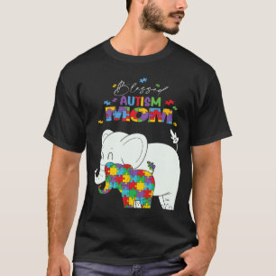 Gesegnete Autismus-Mutter Autistische Kinder Bewus T-Shirt