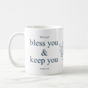 Gesegnete Florale Christliche Wandkunst Kaffeetasse