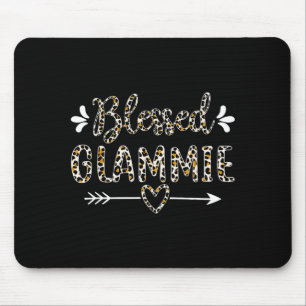 Gesegnete glammie Oma Großmutter süßer Leopard Mousepad