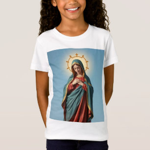 Gesegnete Jungfrau Mary Girl's Tee Shirt