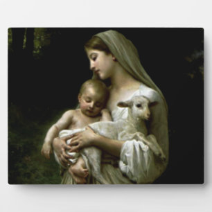 Gesegnete Jungfrau Mary - Gottesmutter Fotoplatte