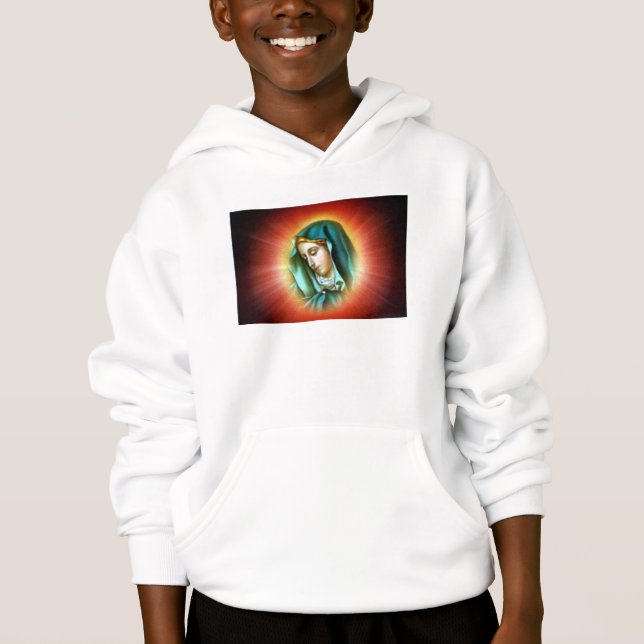 Gesegnete Jungfrau Mary - Gottesmutter Hoodie (Vorderseite)