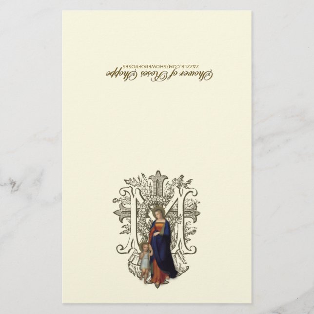 Gesegnete Jungfrau Mary Jesus Religiöse katholisch (Vorderseite)