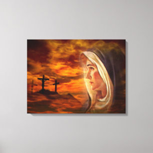 Gesegnete Jungfrau Mary - Mutter des Gottes Leinwanddruck