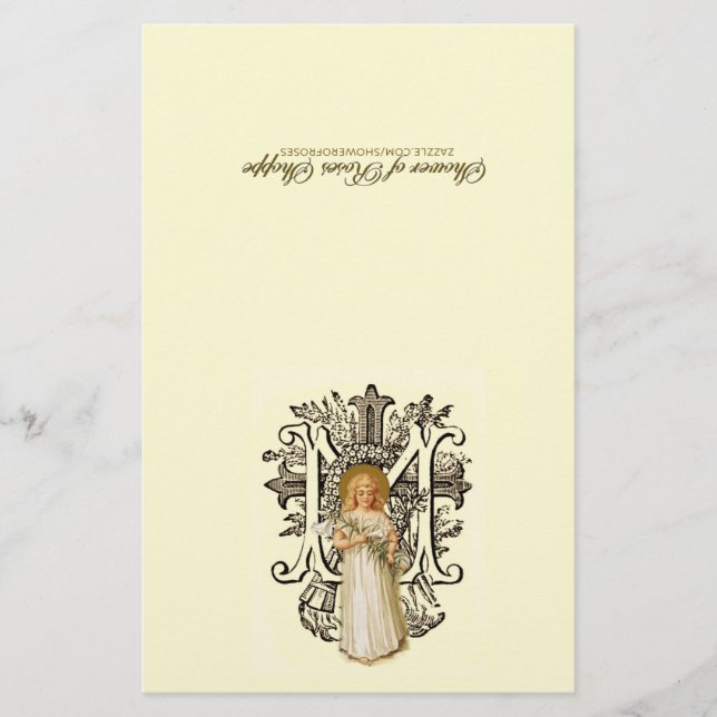 Gesegnete Jungfrau Mary Religious Katholic Floral (Vorderseite)