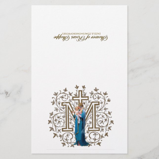 Gesegnete Jungfrau Mary spirituelles Kommunizengeb (Vorderseite)