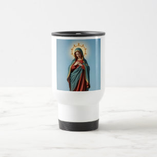 Gesegnete Jungfrau Mary Travel Mug Reisebecher