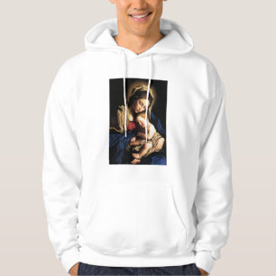 Gesegnete Jungfrau Mary und Säuglings-Kind Jesus Hoodie