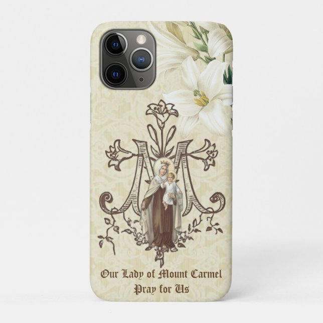 Gesegnete Jungfrau Mutter Mary Mount Carmel Case-Mate iPhone Hülle (Rückseite)